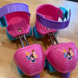 Disney Princess Kids' Roller Skates - Pink and Blue